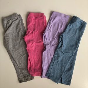 Girls Capri Leggings Bundle